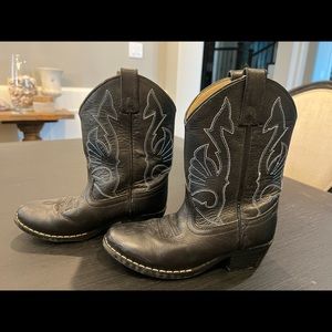 Boy’s Black Leather Masterson Boot Company Boots Sz. 1